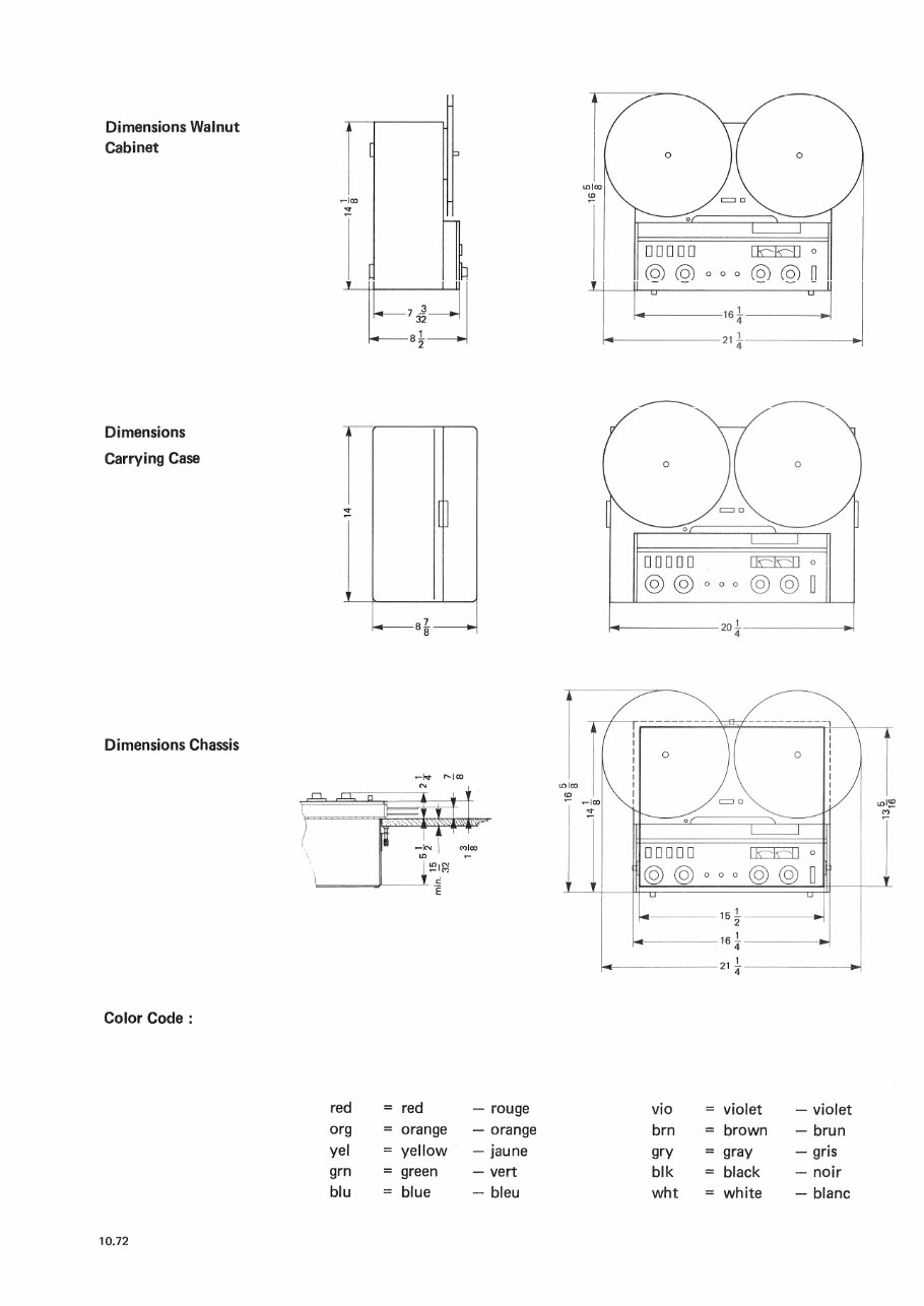 REVOX A77 /A-77/ A 77 TAPE RECORDER Service Diagrams preview img 7