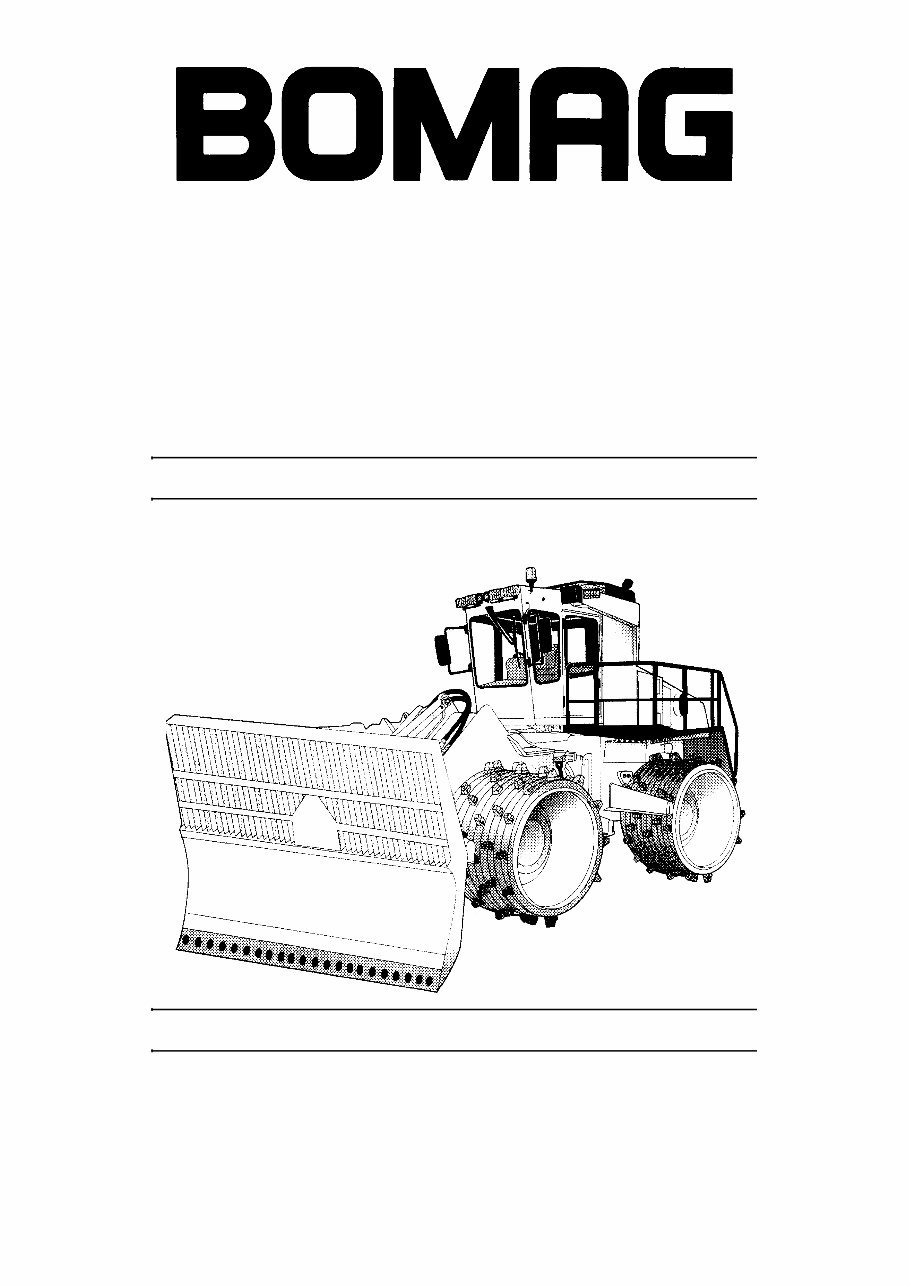 Bomag BC 972 RB & BC 1172 RB Sanitary Landfill Compactor Complete Workshop Service Repair Manual preview img 1