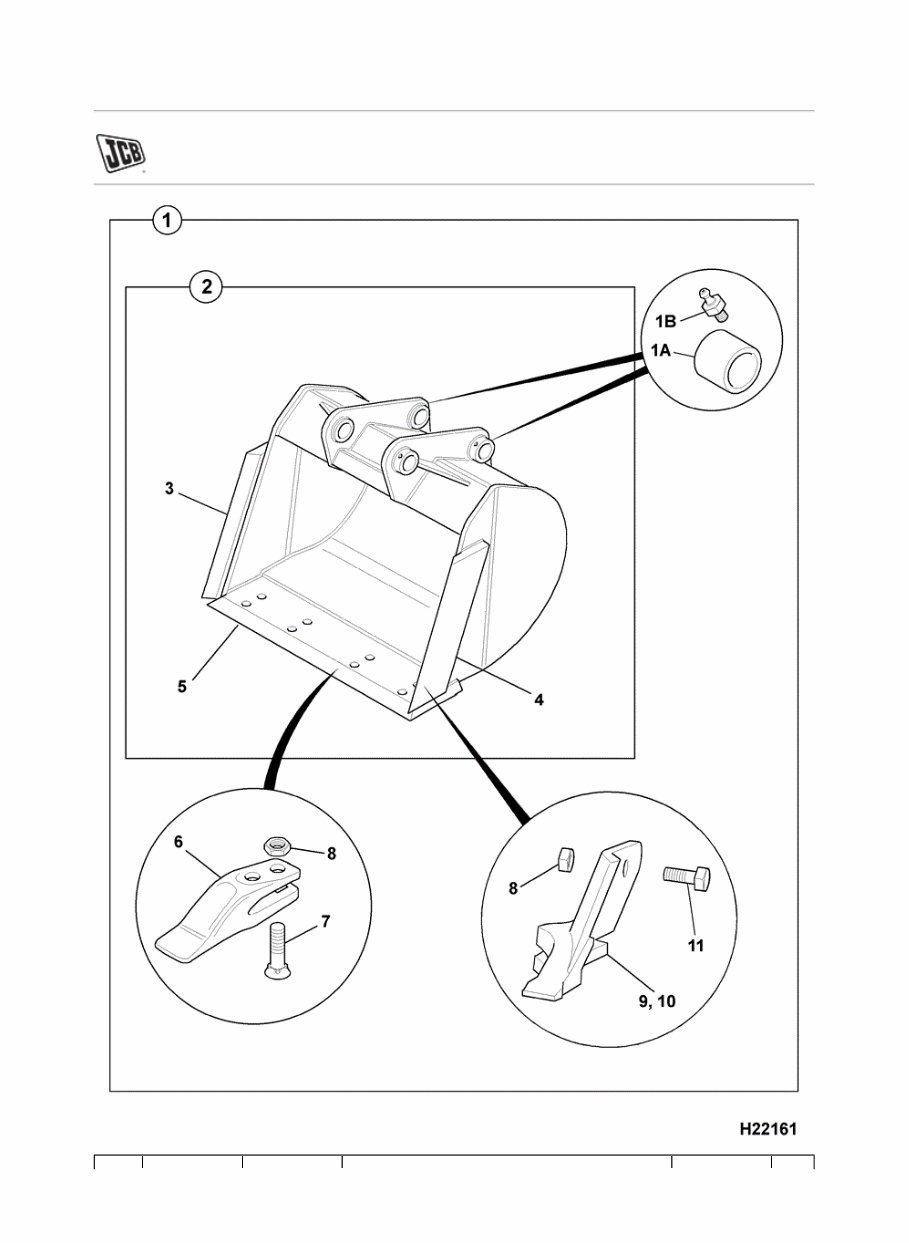 JCB 8052 MINI Crawler Excavator Parts Catalogue Manual (SN: 00803371-00803999, 01178000-01178999, 01614000-01615999) preview img 1