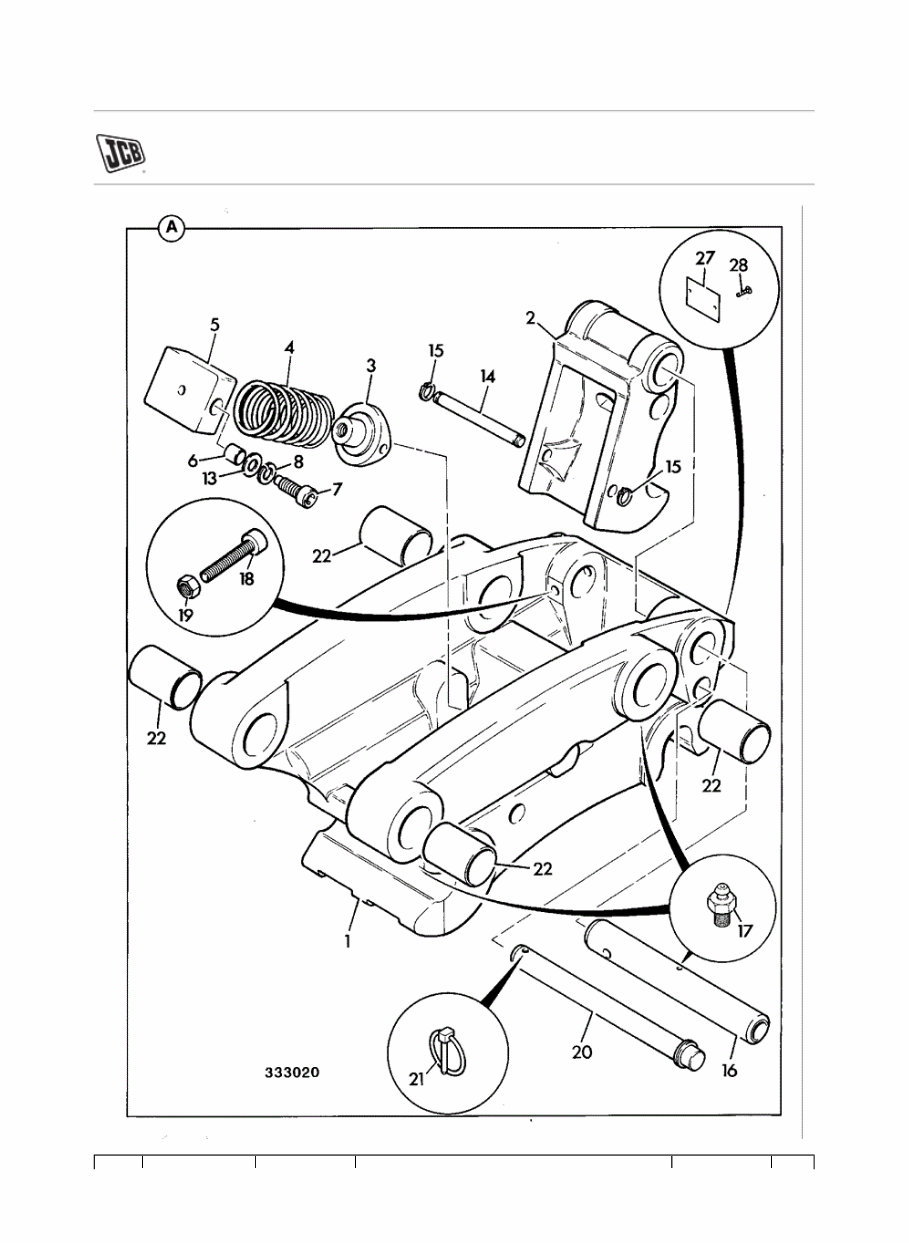 JCB 8052 MINI Crawler Excavator Parts Catalogue Manual (SN: 00803371-00803999, 01178000-01178999, 01614000-01615999) preview img 10