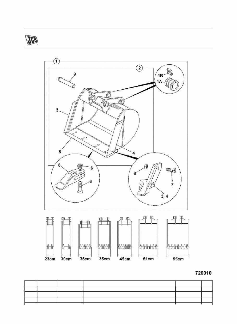 JCB 8052 MINI Crawler Excavator Parts Catalogue Manual (SN: 00803371-00803999, 01178000-01178999, 01614000-01615999) preview img 3