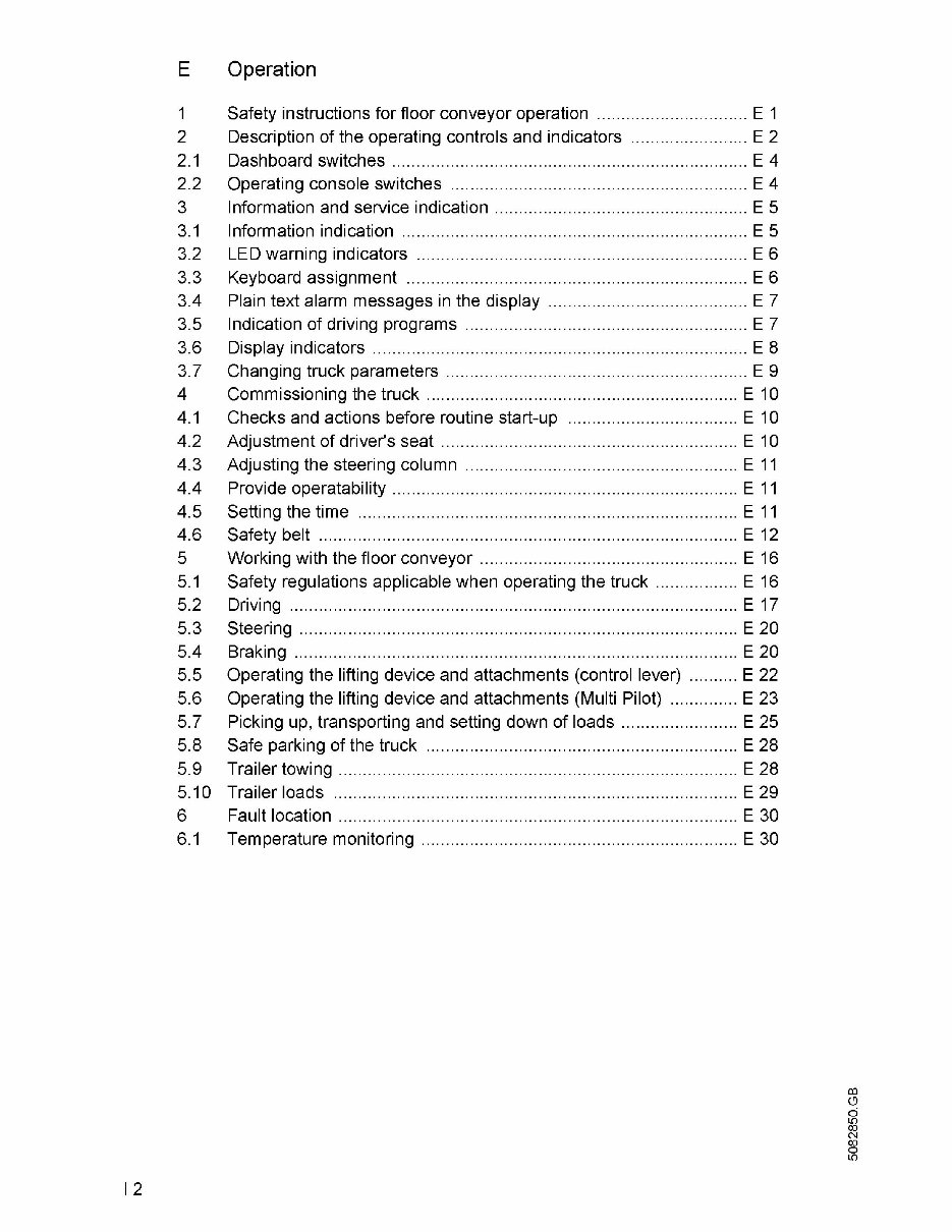 Jungheinrich Electric Lift Truck EFG-Vac 16, EFG-Vac 16L, EFG-Vac 18, EFG-Vac 18L, EFG-Vac 20 Workshop Service Manual preview img 6