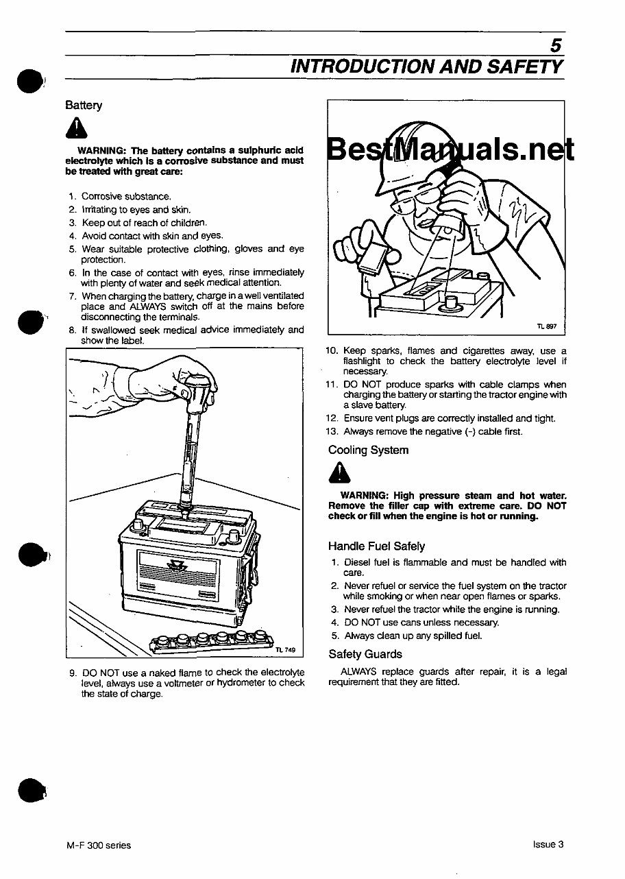 Massey Ferguson MF365 Tractor OEM Service & Repair Manual preview img 8