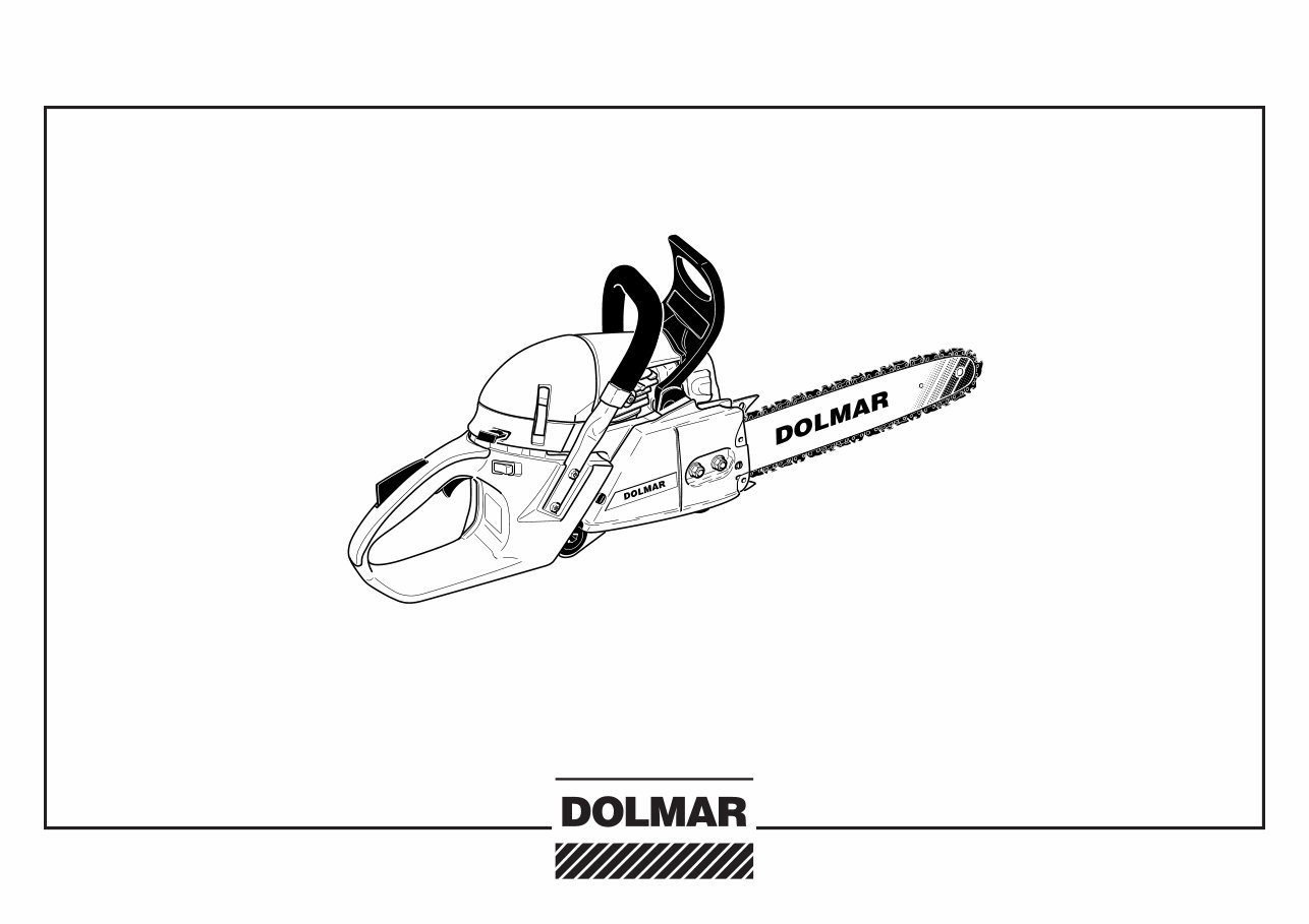 Dolmar PS-7300 Chainsaw Factory Service & Work Shop Manual preview img 1
