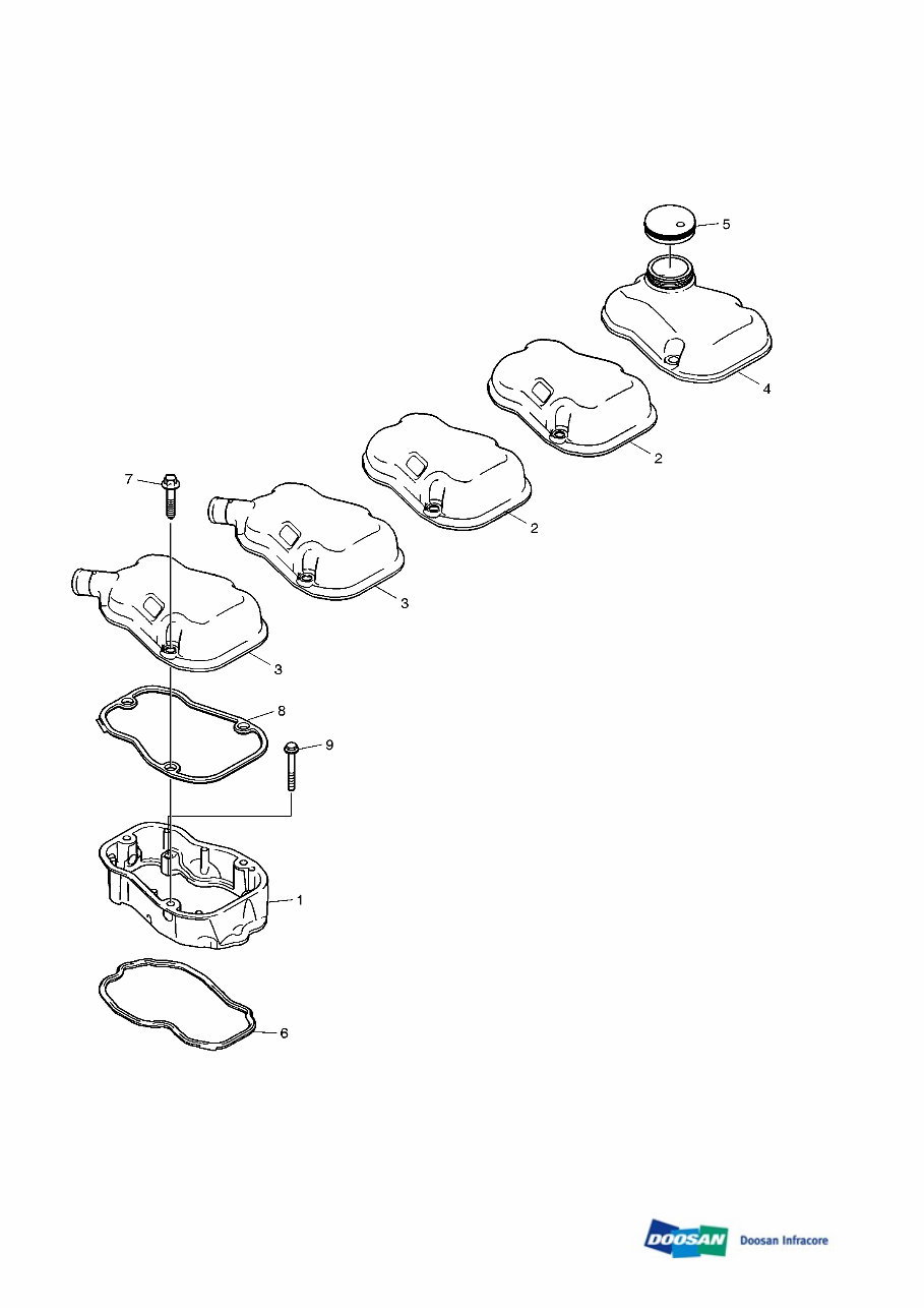 DAEWOO DOOSAN DX300LC-5 Crawler Excavator Service Parts Catalogue Manual preview img 3