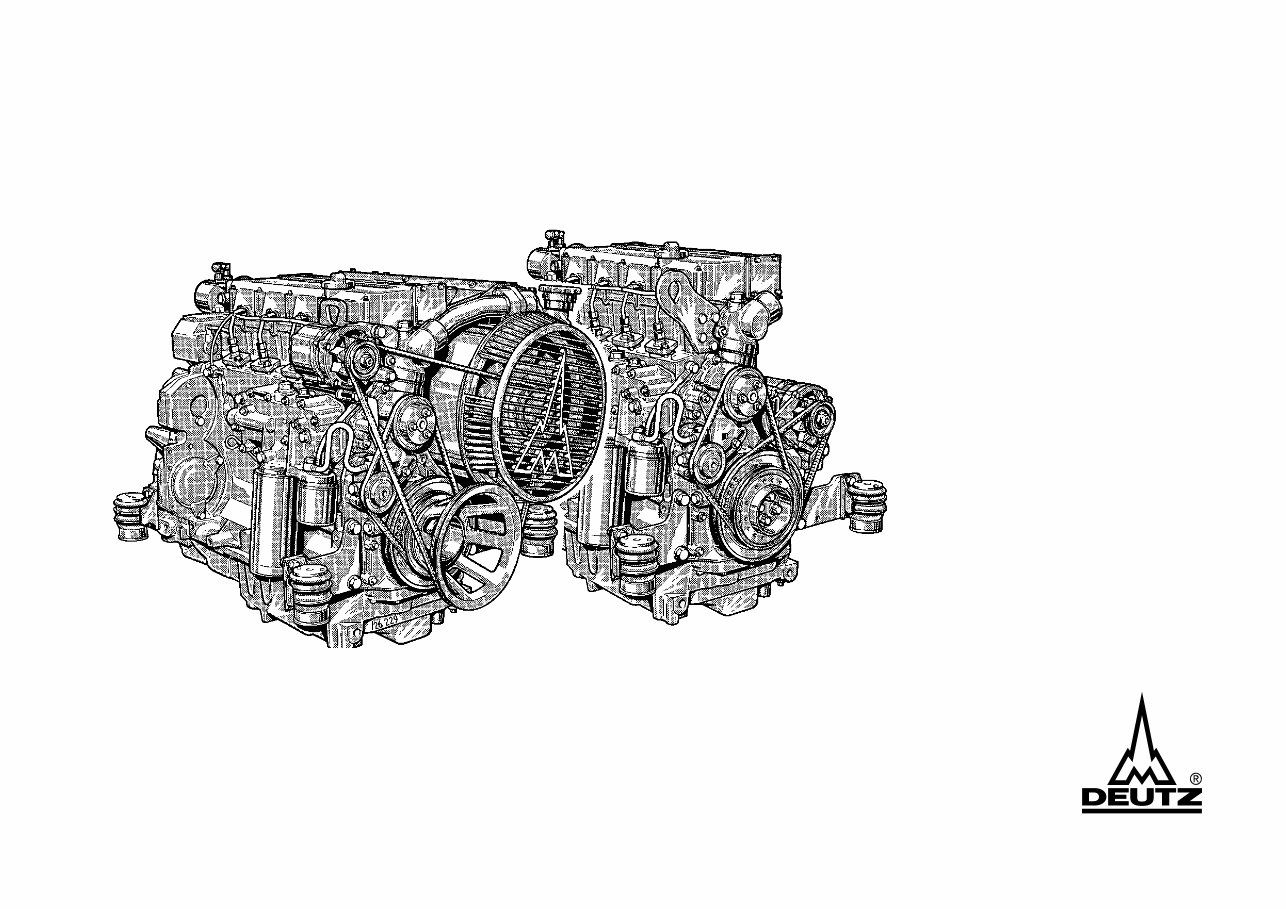 Deutz 1012, 1013 Engine Operation Maintenance Manual preview img 1