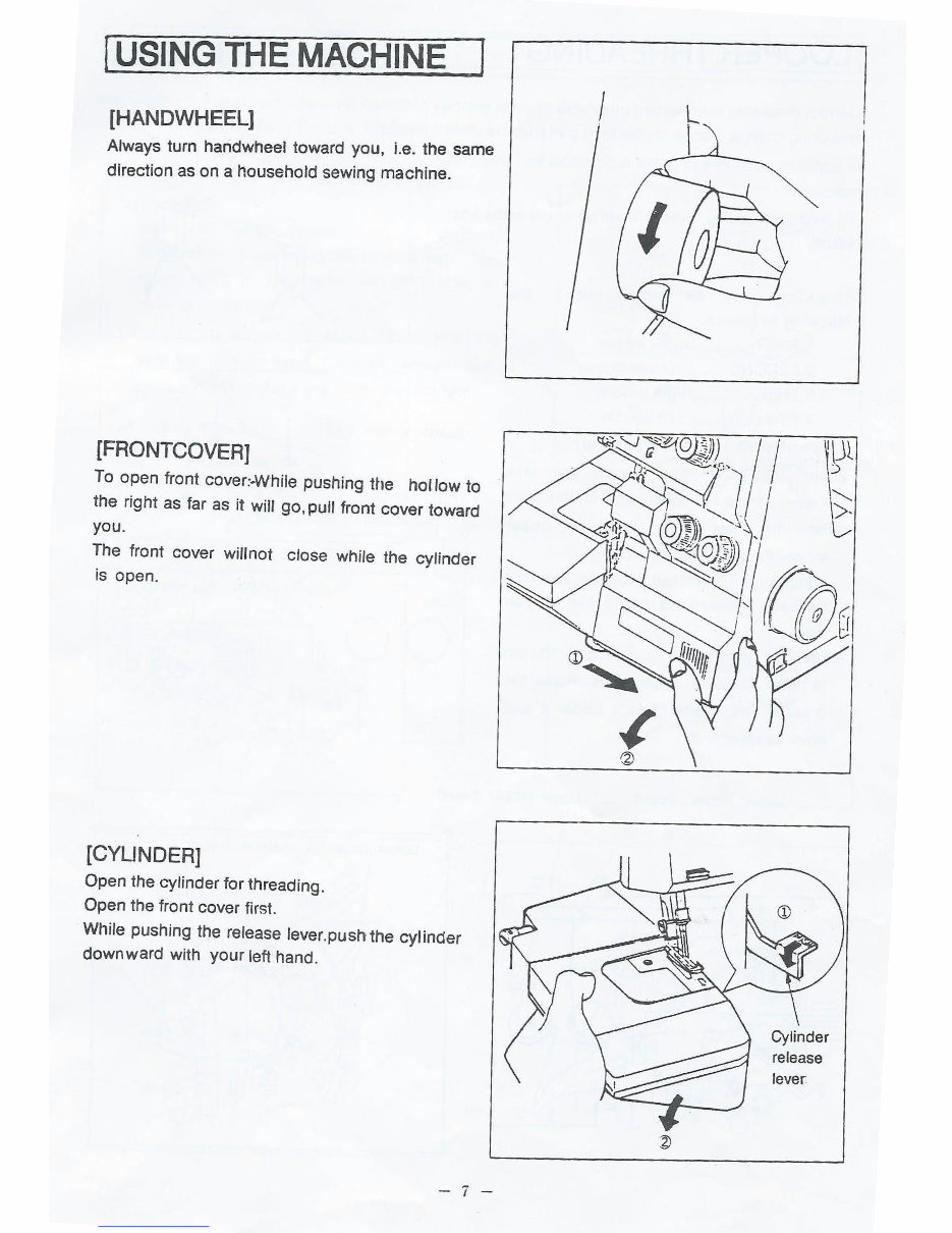 Empisal S4D overlocker sewing machine instruction manual preview img 7