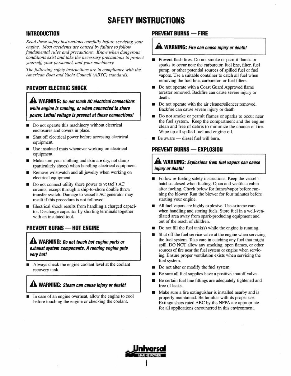WESTERBEKE Universal Marine Diesel EngineS M-25XPB M-35B M-40B Service Repair Manual ! preview img 3