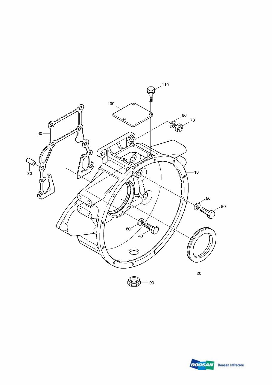 DAEWOO DOOSAN MEGA 200TC- WHEELED Loader Service Parts Catalogue Manual preview img 6