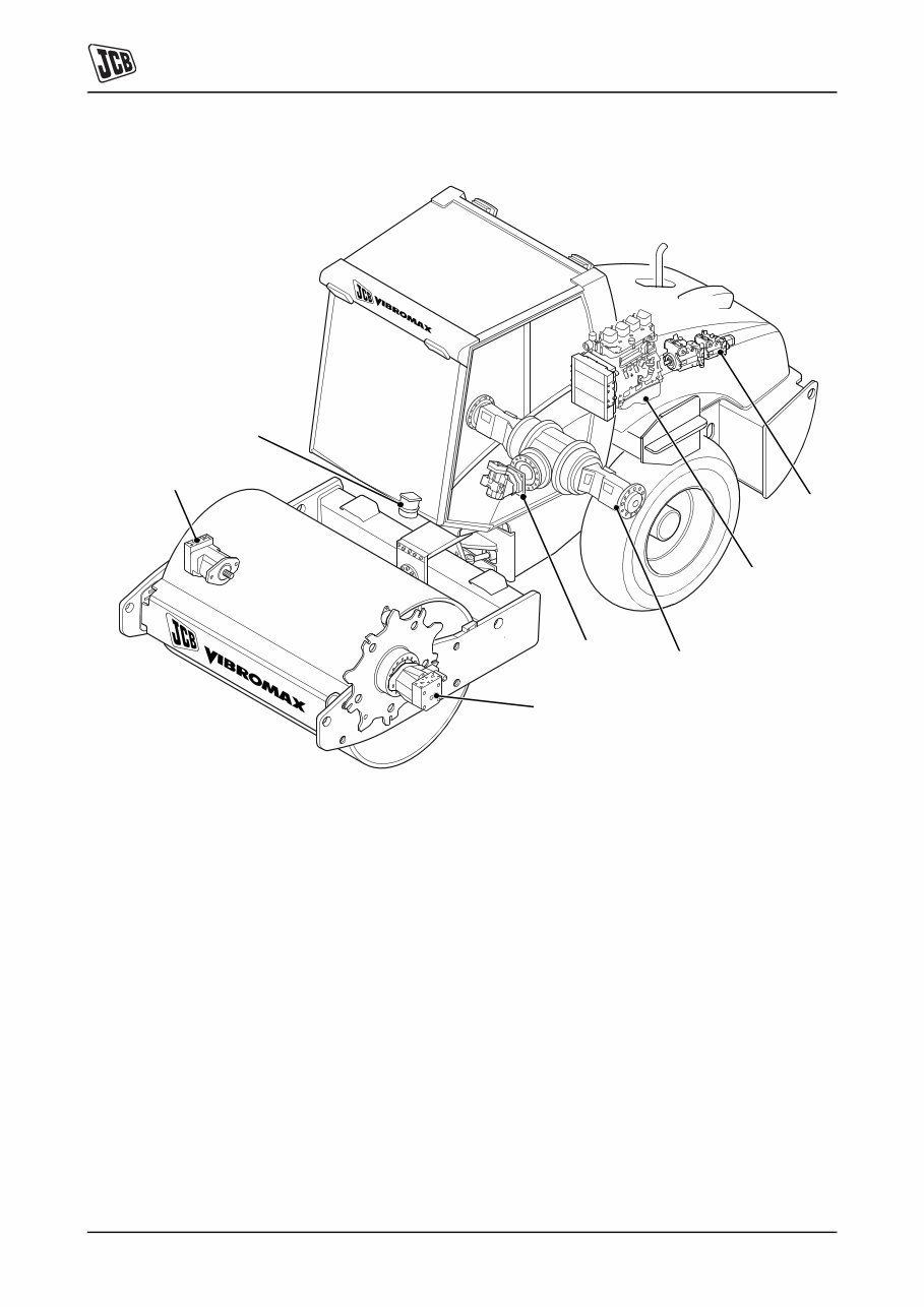 JCB Vibromax VM46 Single Drum Roller Service Repair Manual preview img 8