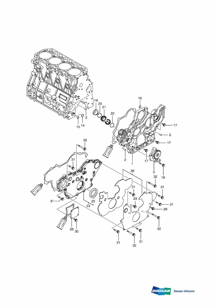 DOOSAN E85 COMPACT Excavator Service Parts Catalogue Manual preview img 3