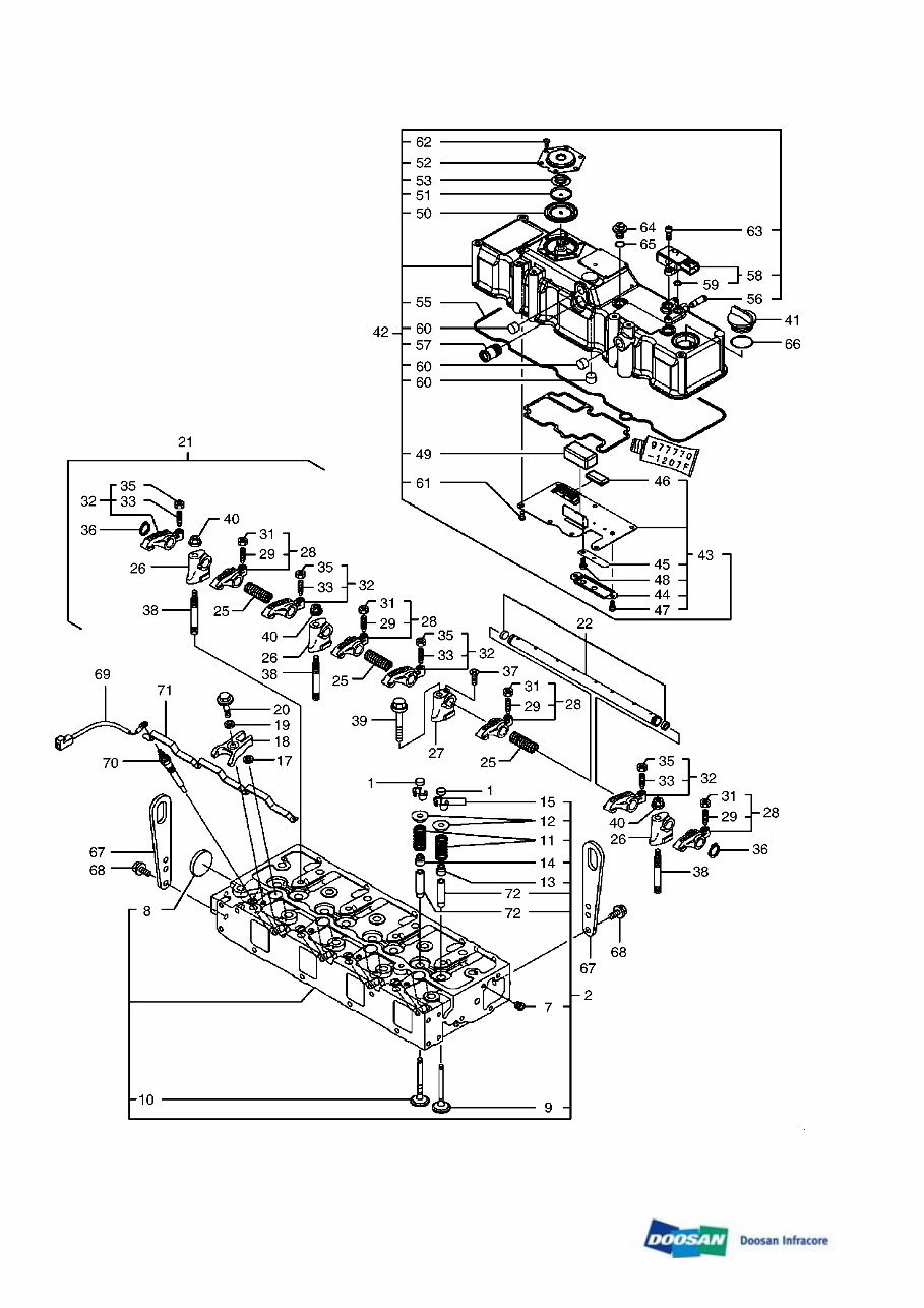 DOOSAN E85 COMPACT Excavator Service Parts Catalogue Manual preview img 7