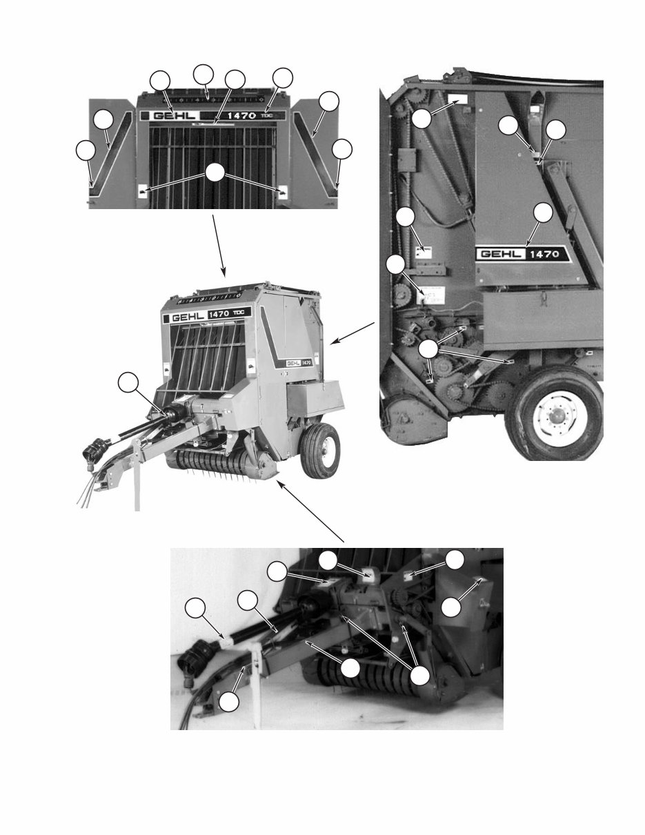 GEHL 1470 Variable Chamber Round Baler Parts Manual preview img 5
