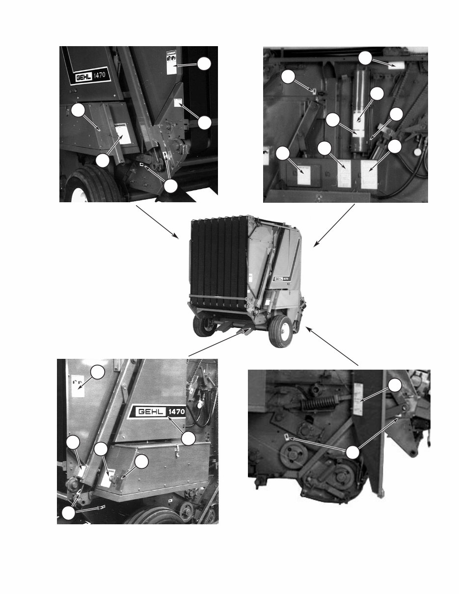 GEHL 1470 Variable Chamber Round Baler Parts Manual preview img 7
