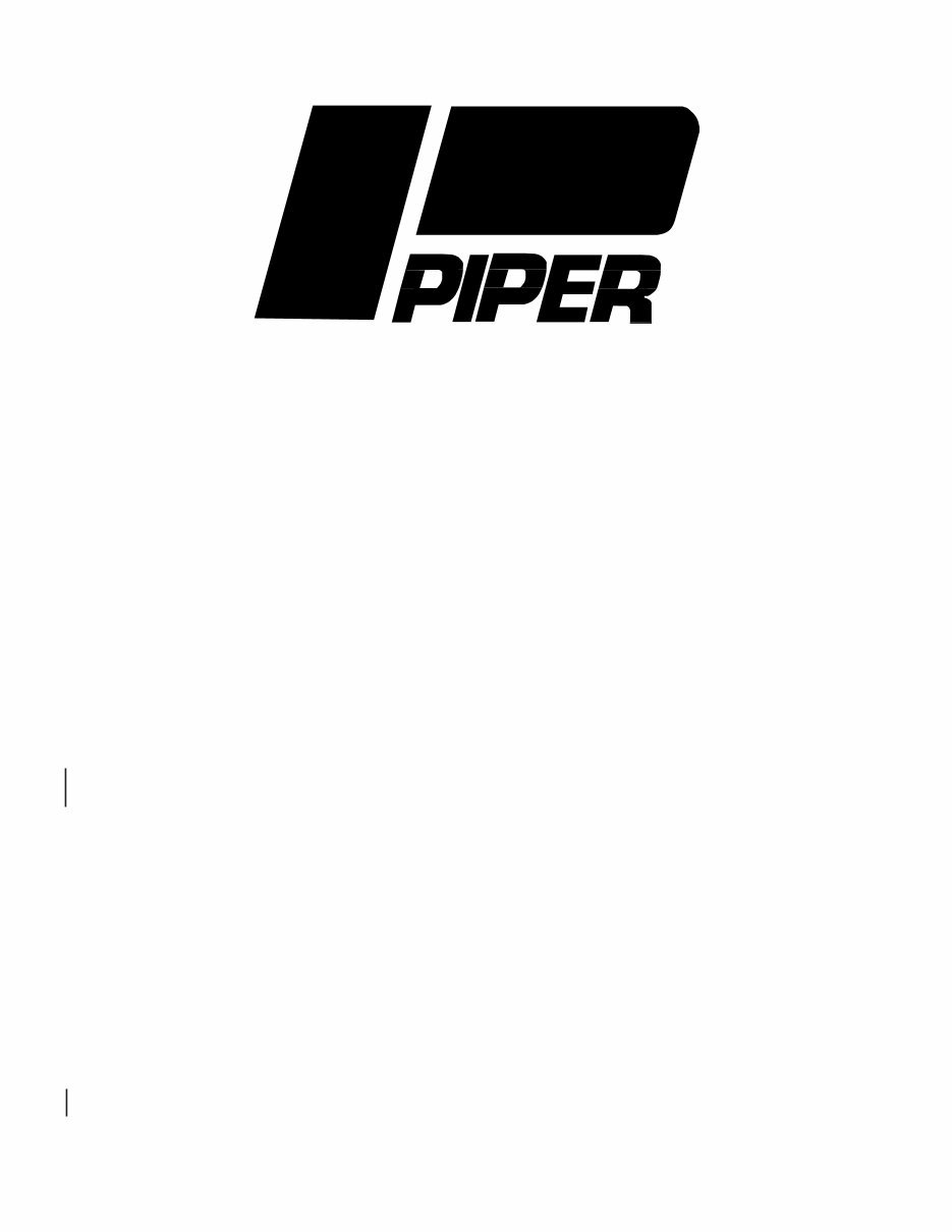 Piper PA-28 Airplanes (PA-28-151/PA-28-161/PA-28-161) OEM Service & Repair Manual preview img 1