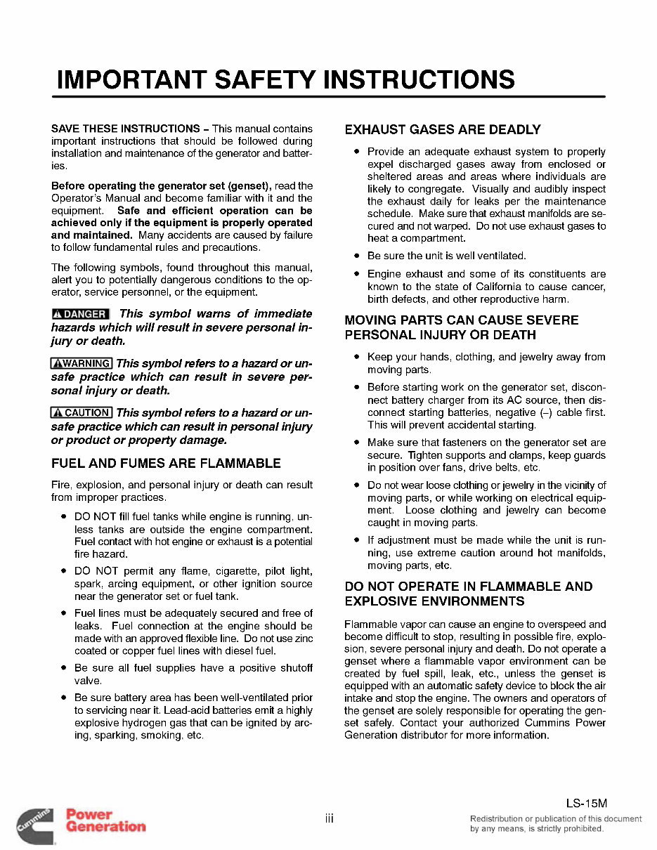 Cummins Onan DQFAA DQFAB DQFAC DQFAD DQGAA DQGAB DQKAA DQKAB Generator Set with Power Command 3201 Controller Service Repair Man preview img 4