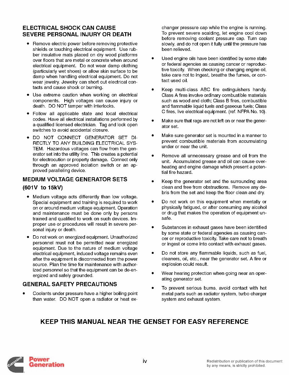 Cummins Onan DQFAA DQFAB DQFAC DQFAD DQGAA DQGAB DQKAA DQKAB Generator Set with Power Command 3201 Controller Service Repair Man preview img 5