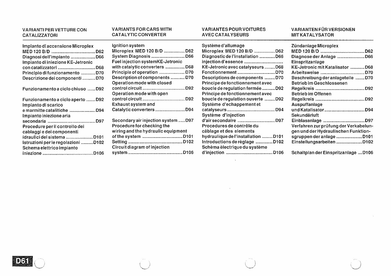 1984-1996 Ferrari Testarossa (with Catalytic Converter) Supplement Service & Repair Manual preview img 2