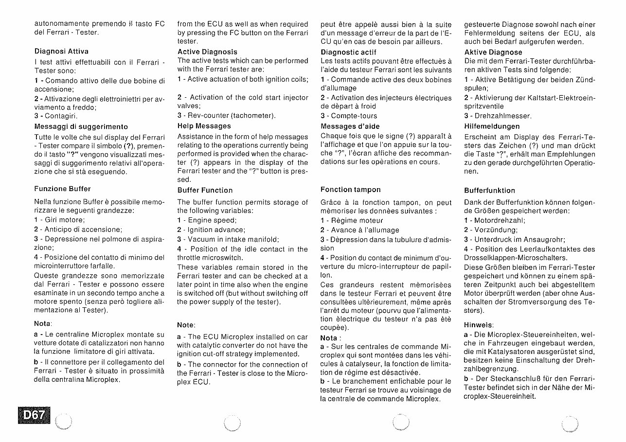 1984-1996 Ferrari Testarossa (with Catalytic Converter) Supplement Service & Repair Manual preview img 8