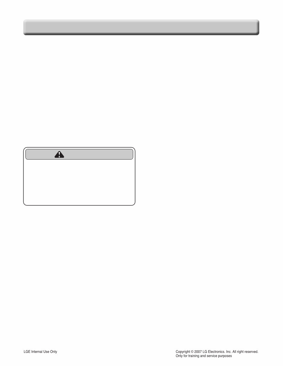 LG LDE3035ST Service Manual & Repair Guide preview img 7