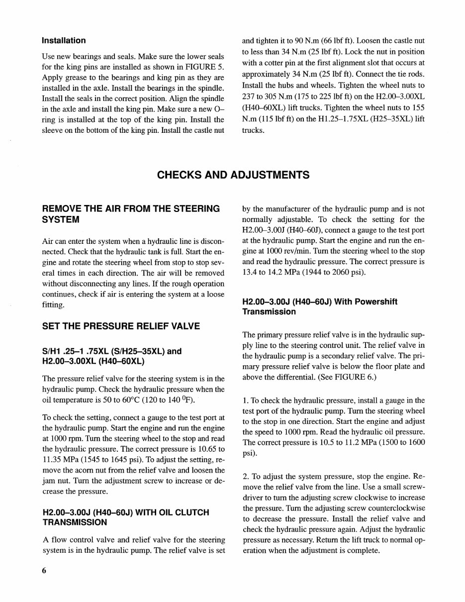 HYSTER Challenger H40J, H50J, H60JS Forklift Service Repair Manual & Parts Manual (F003) preview img 10