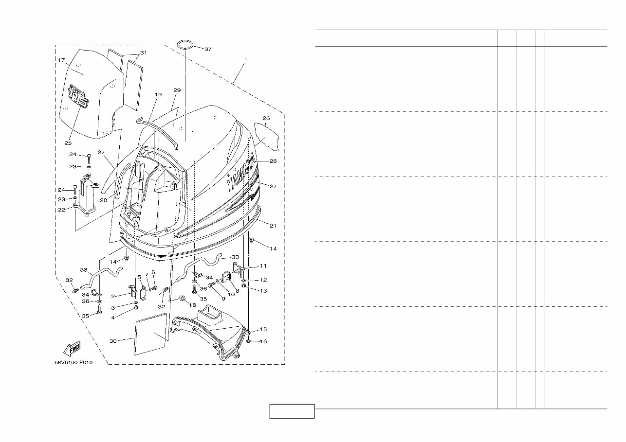 2008 Yamaha Outboard F115 F115A LF115 FL115A Parts Catalogue preview img 6