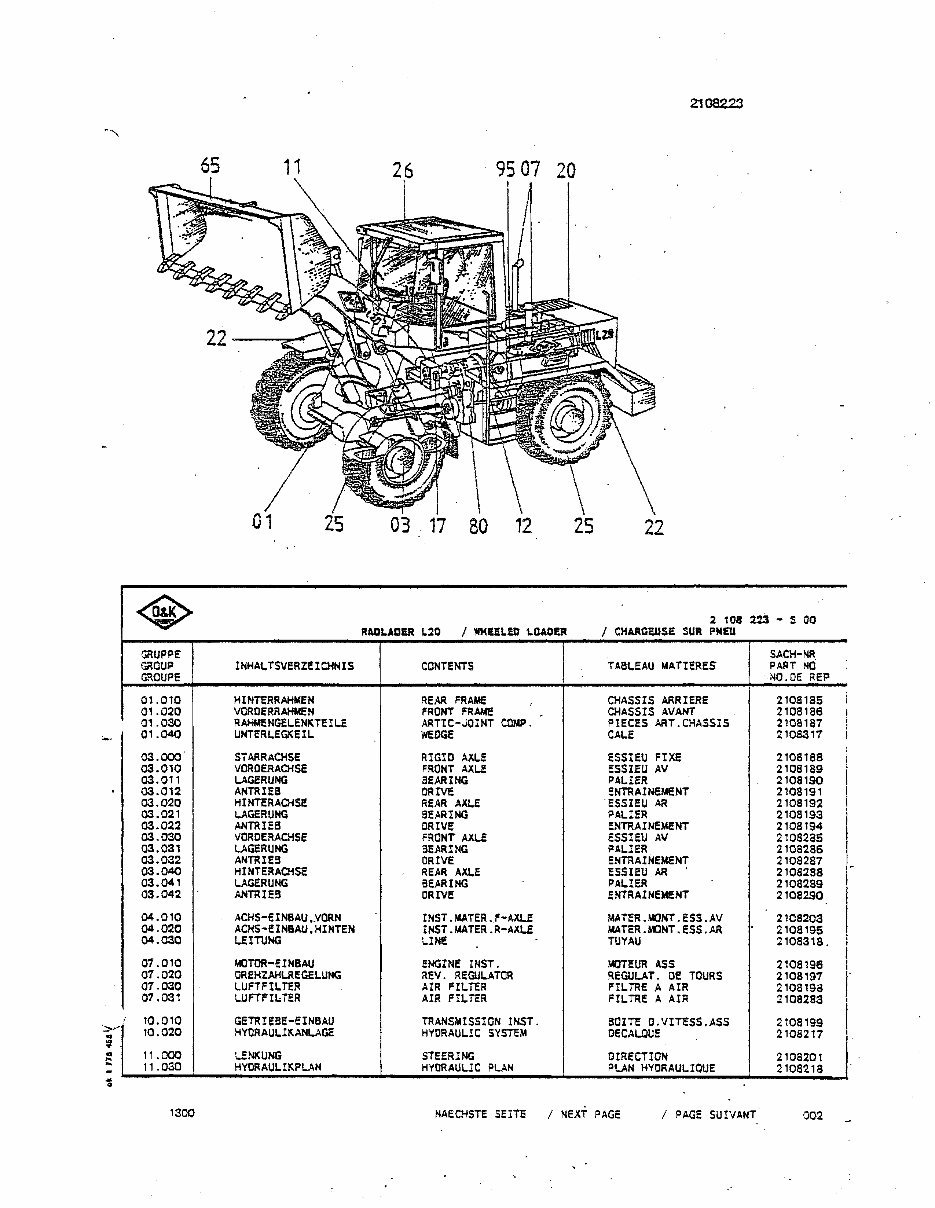 TROJAN LOADERS L2000-TB146 Parts Manual preview img 4