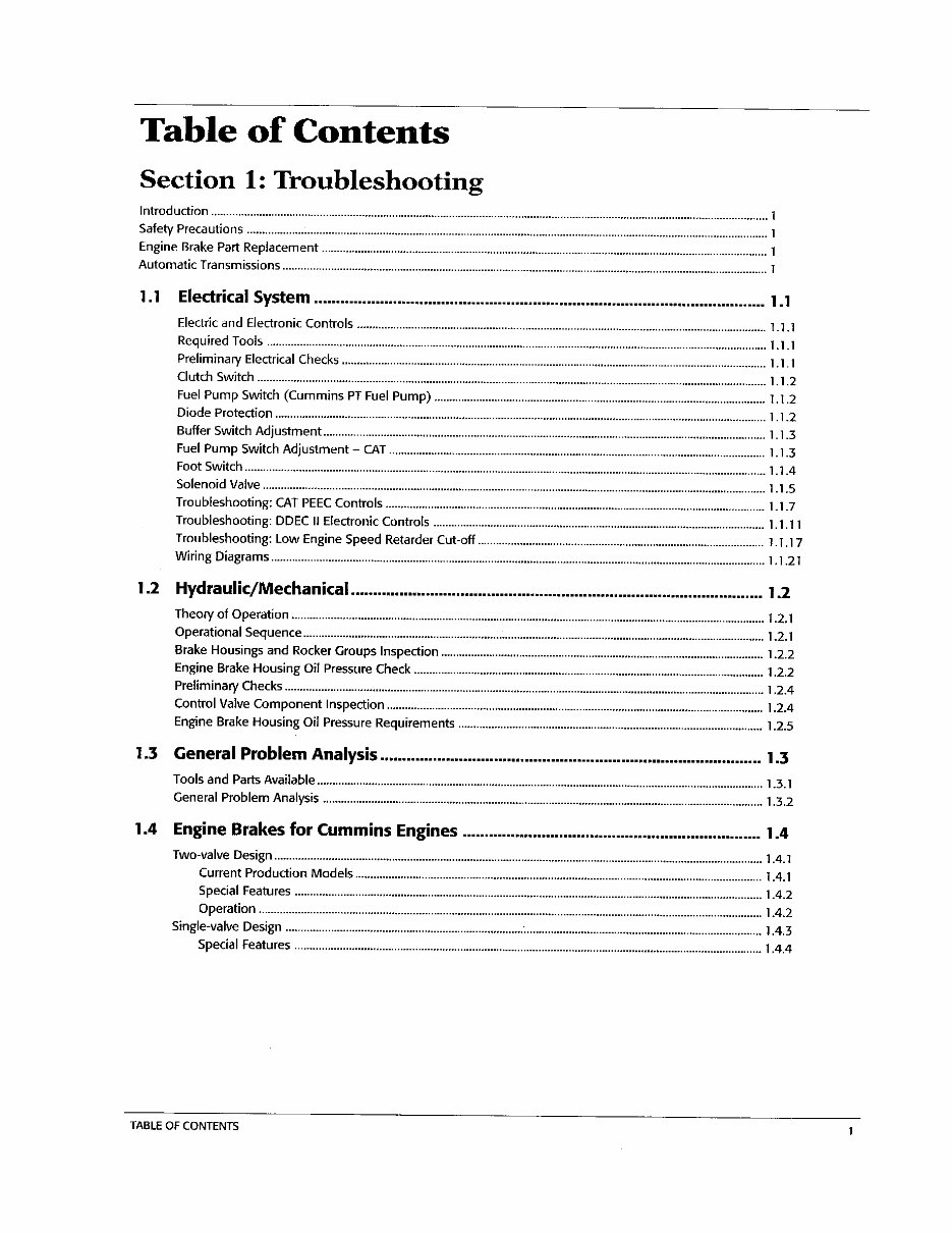 Jacobs Jake Brake Auto Power Lash Engine Brakes Maintenance Service Repair Manual # 1 preview img 2