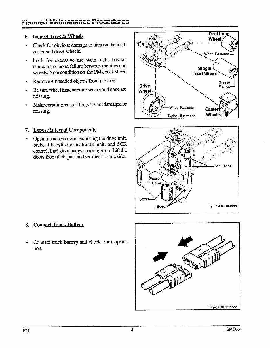 Clark P-25(HWP-25, PWD-25, HWD-25) P-30(HWP-30, PWD-30, HWD-30, HWD-36, PWD-36) Forklift* Factory Service / Repair/ Workshop Man preview img 10