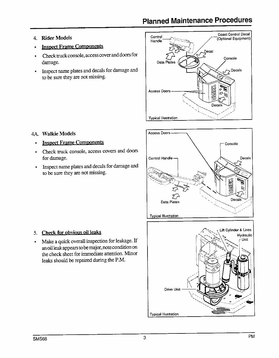 Clark P-25(HWP-25, PWD-25, HWD-25) P-30(HWP-30, PWD-30, HWD-30, HWD-36, PWD-36) Forklift* Factory Service / Repair/ Workshop Man preview img 9