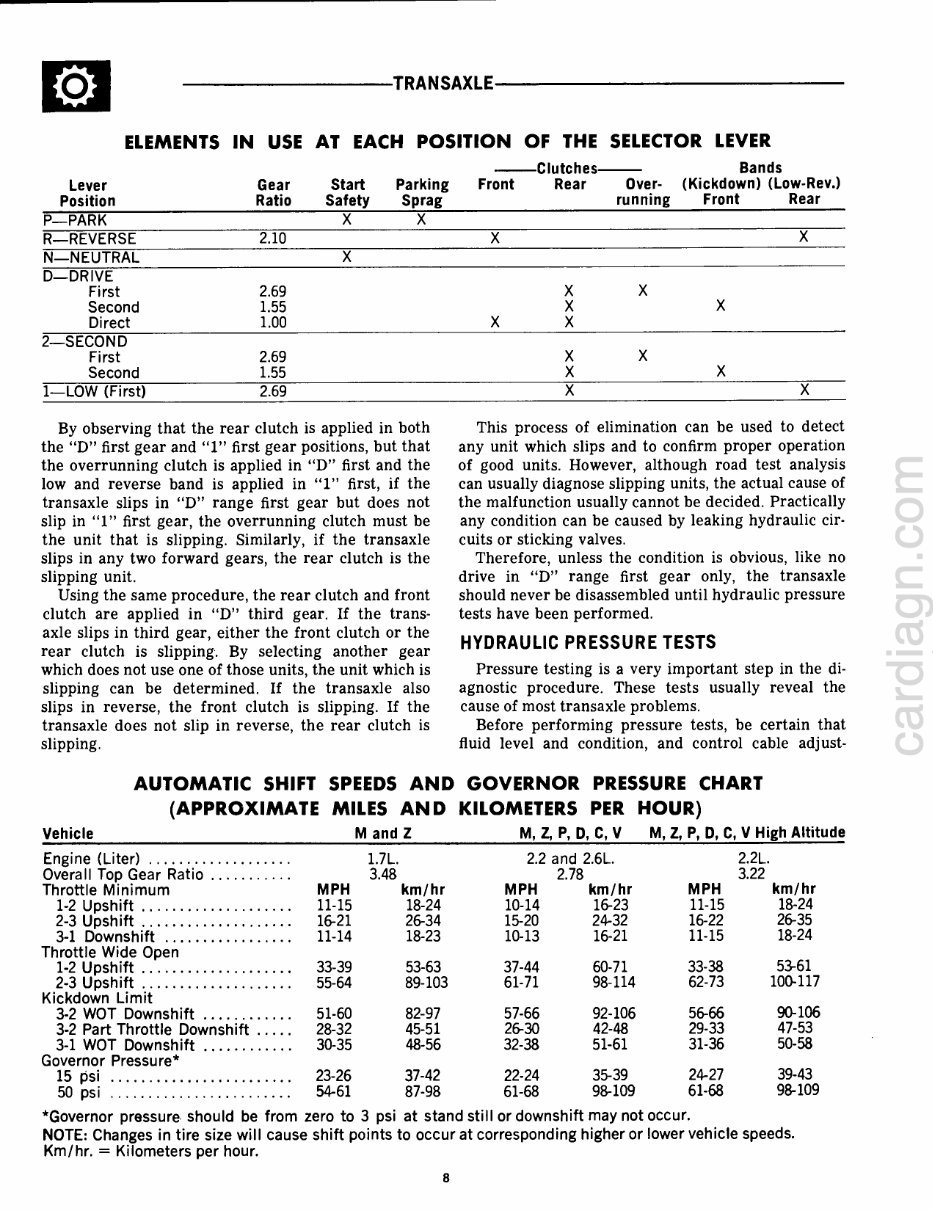 CHRYSLER A-404 A-413 AUTO Automatic Transmission Manual preview img 8