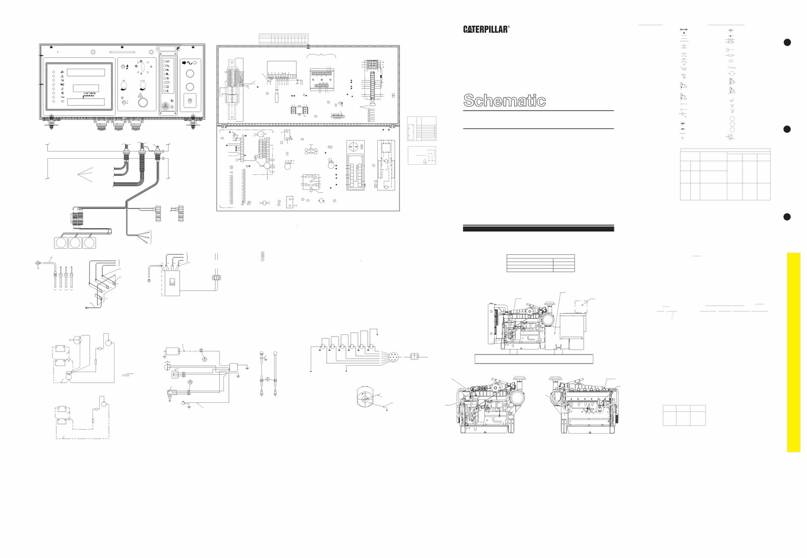CAT G3306 Generator Set Electrical System Diagram Manual preview img 1