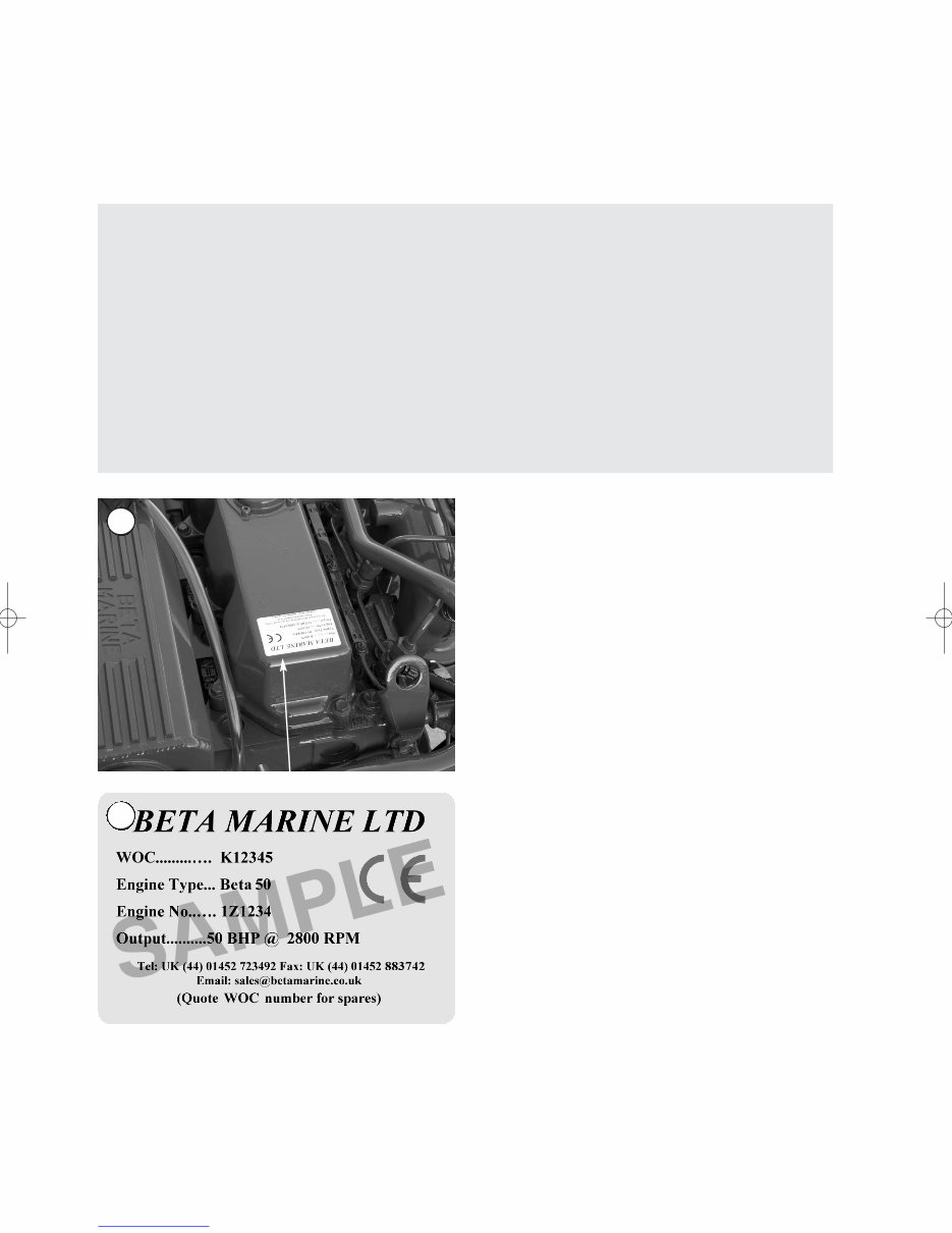 BETA Marine OPERATOR Maintenance Manual preview img 4