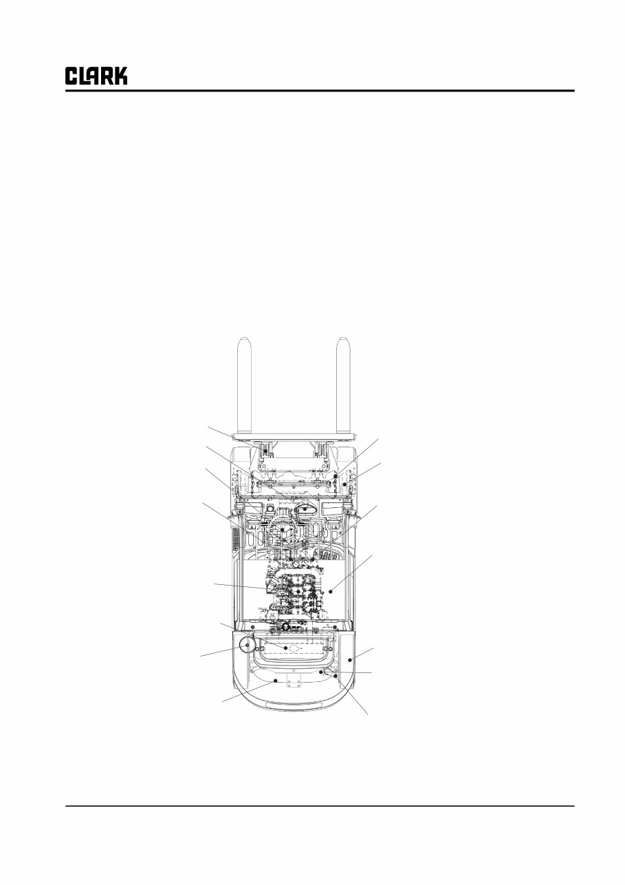 CLARK C40D, C45D, C50sD, C55sD, C40L, C45L, C50sL, C55sL Forklift Service Repair Manual - ! preview img 3