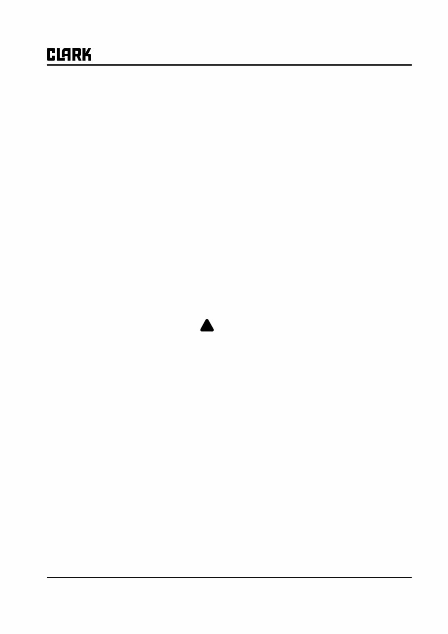 CLARK C40D, C45D, C50sD, C55sD, C40L, C45L, C50sL, C55sL Forklift Service Repair Manual - ! preview img 7