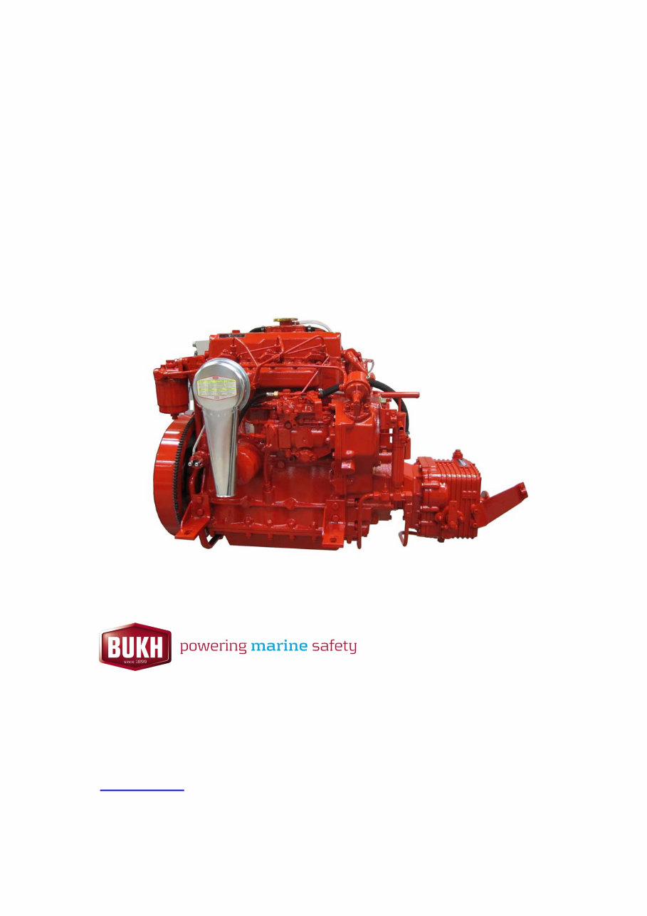BUKH Diesel Engine OWNER USER OPERATOR Manual preview img 1