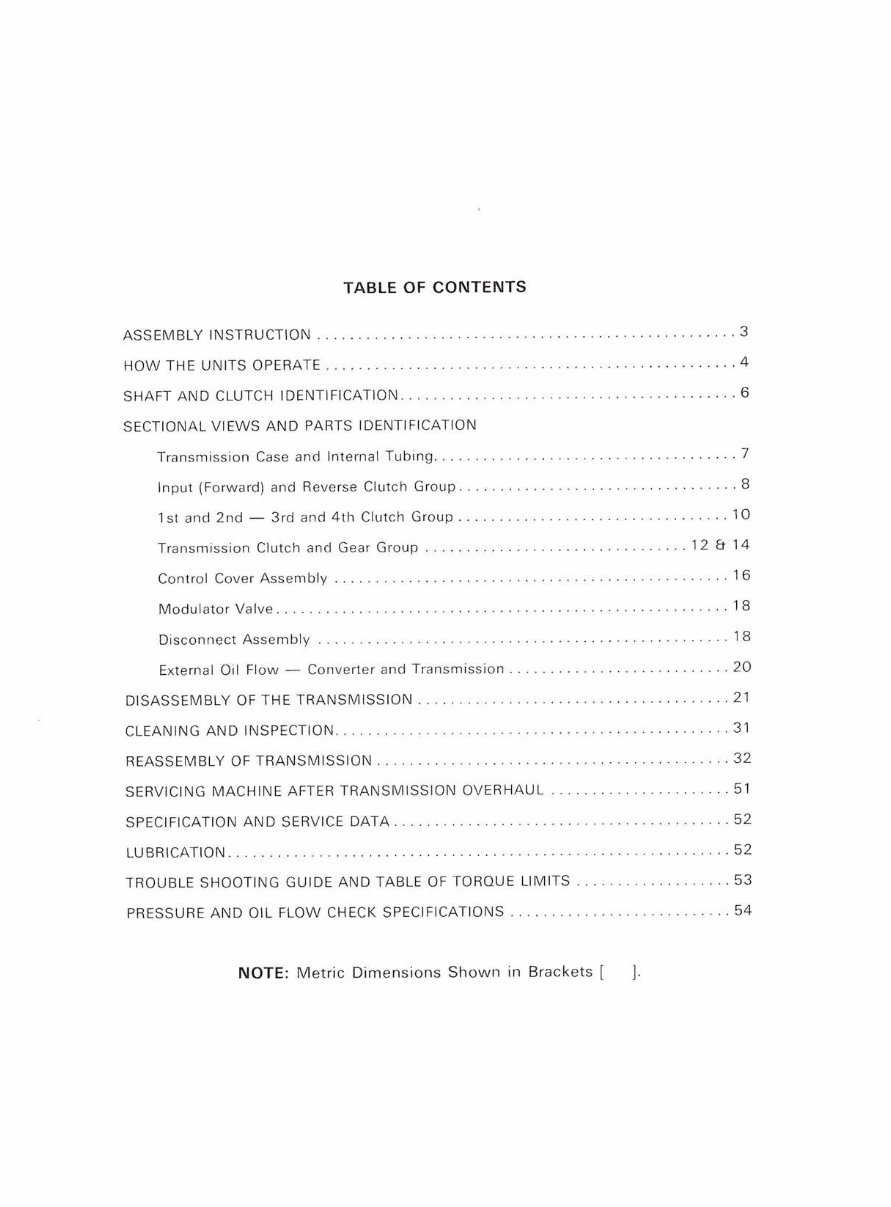 DANA 6000 Series 4 SPEED Transmission Workshop Service Manual preview img 3