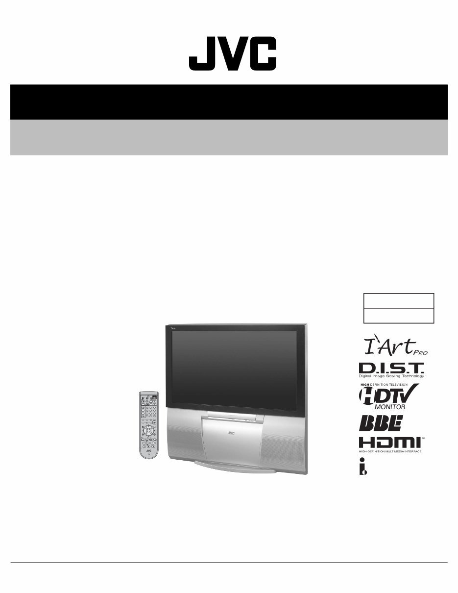 JVC AV Series Rear Projection Televisions (AV-48P775/H/AV-56P775/H/AV-56P785/H) Electrical Wiring Diagrams Manual preview img 2