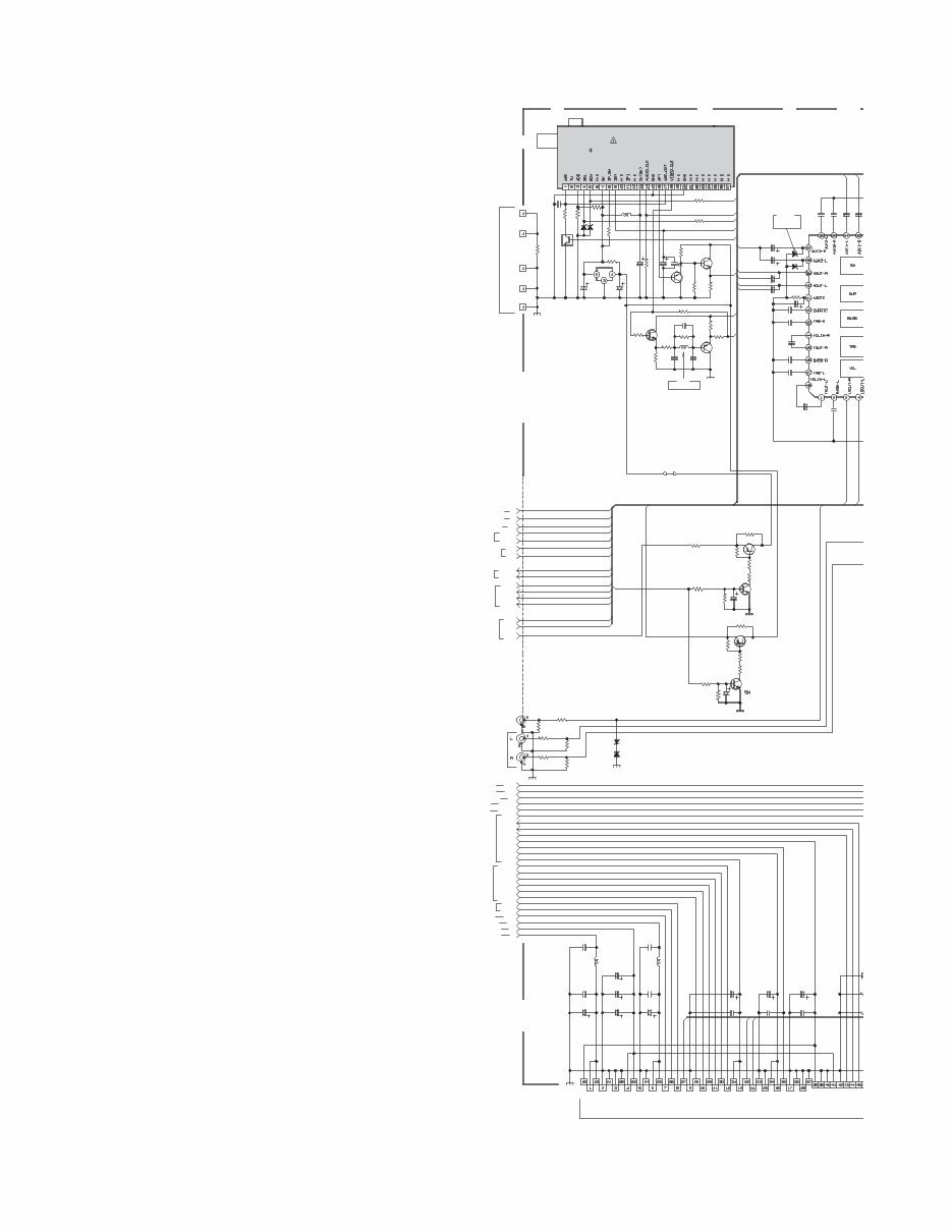 JVC AV Series Rear Projection Televisions (AV-48P775/H/AV-56P775/H/AV-56P785/H) Electrical Wiring Diagrams Manual preview img 9