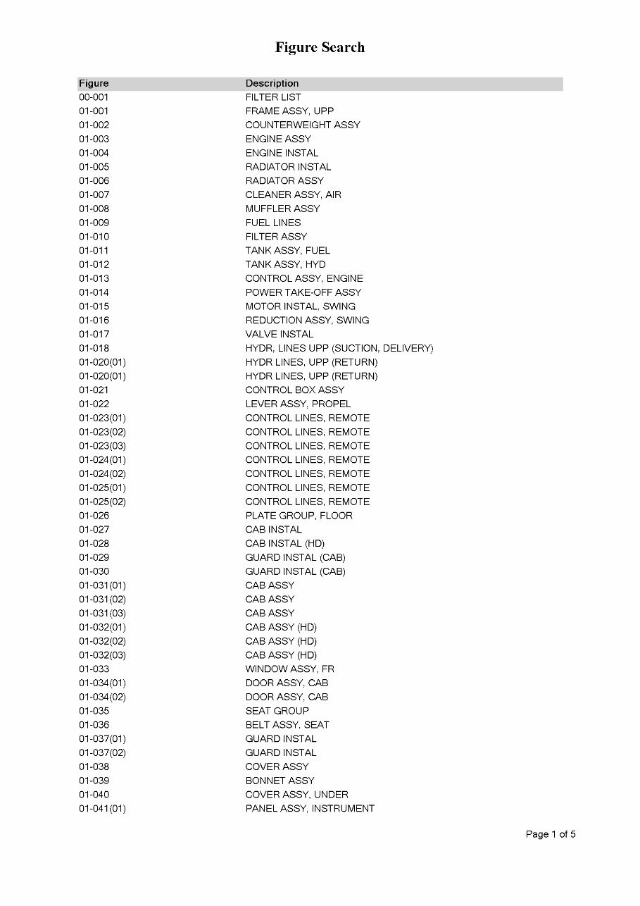 KOBELCO SK200-6 DINAMIC ACERA Excavator Parts Catalog Manual preview img 2