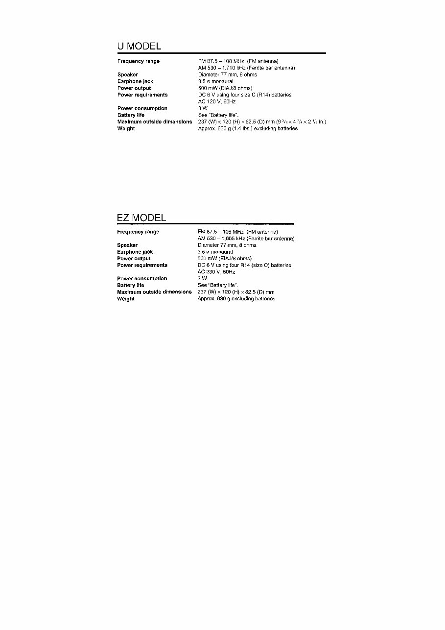 Aiwa FR C300 RADIO RECEIVER Service Manual preview img 3
