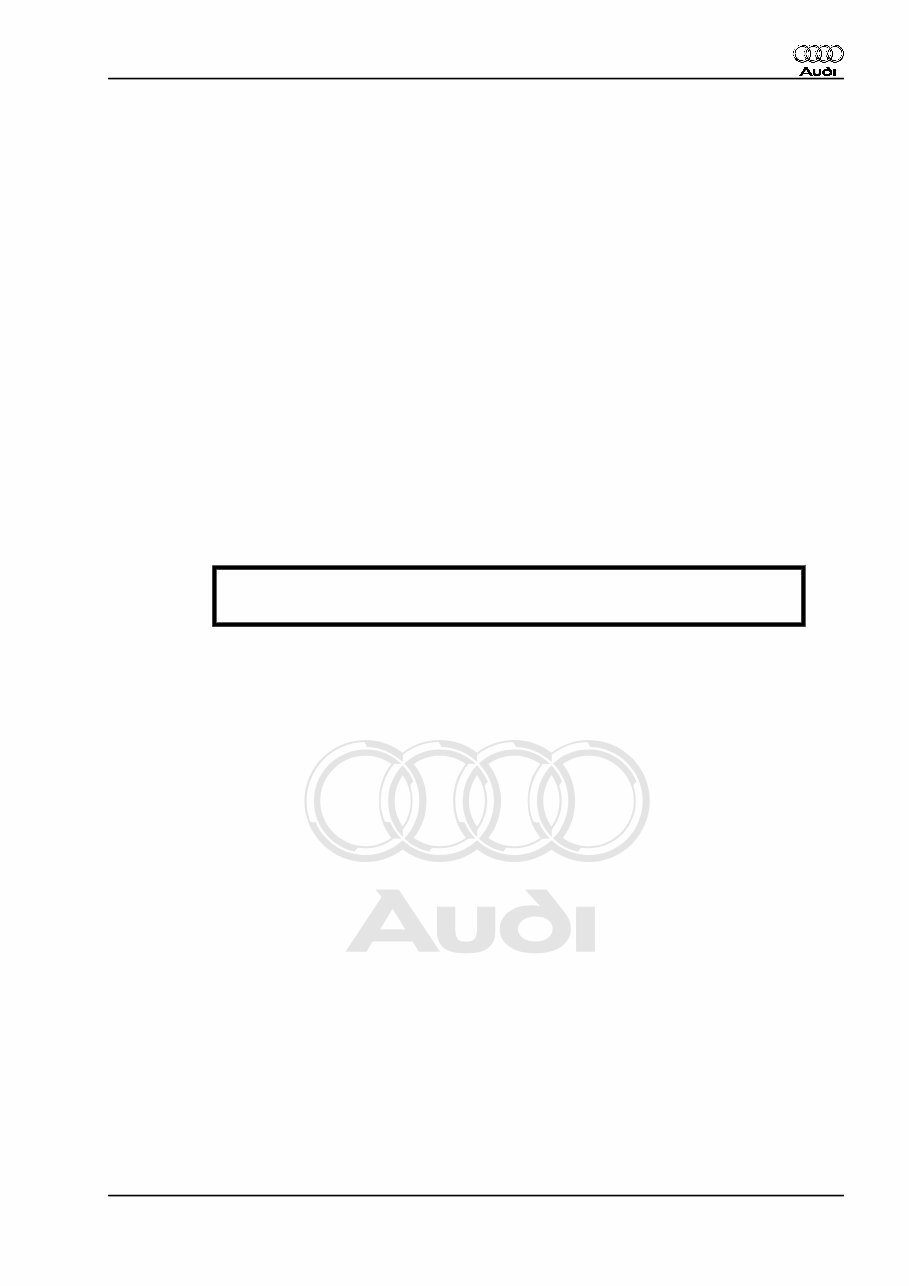 2000-2004 Audi A6 (C5) OEM Service & Repair Manual preview img 1
