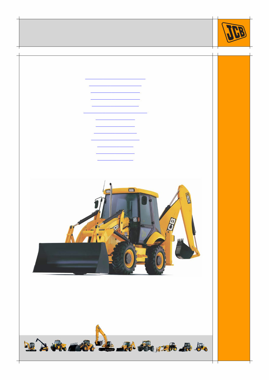 JCB 2CX 2CXU 210S 210SU BACKHOE Loader Full Service Manual preview img 1