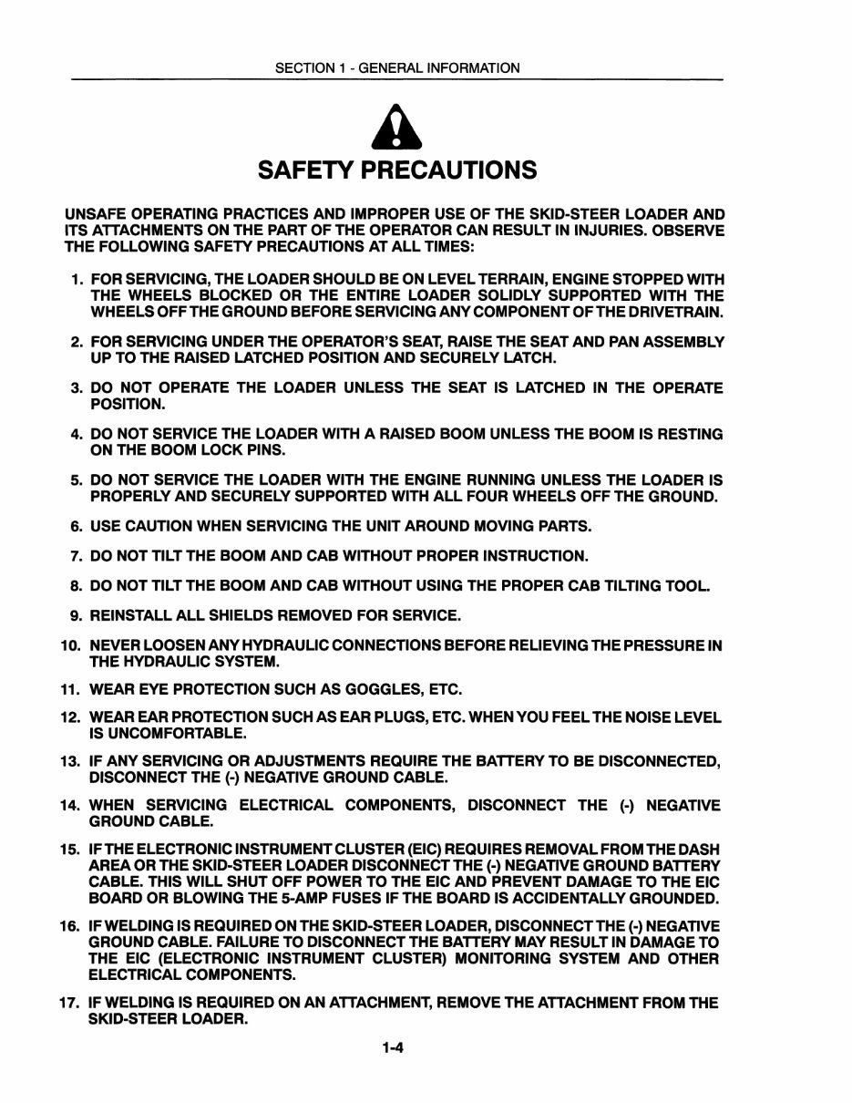 New Holland L865, LX865, LX885, LX985 Service Manual preview img 7