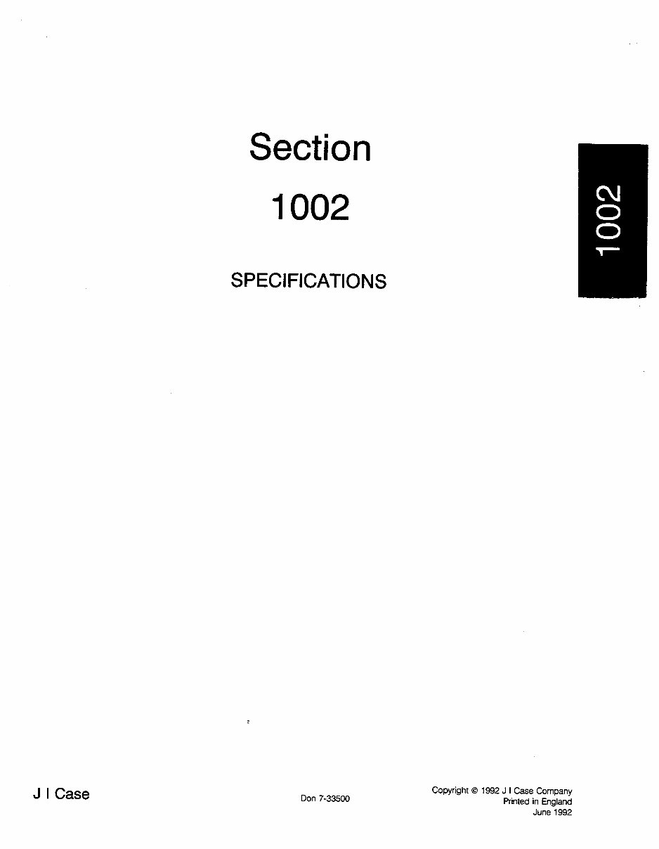 Case IH 1640, 1660, 1680 Service Manual preview img 5