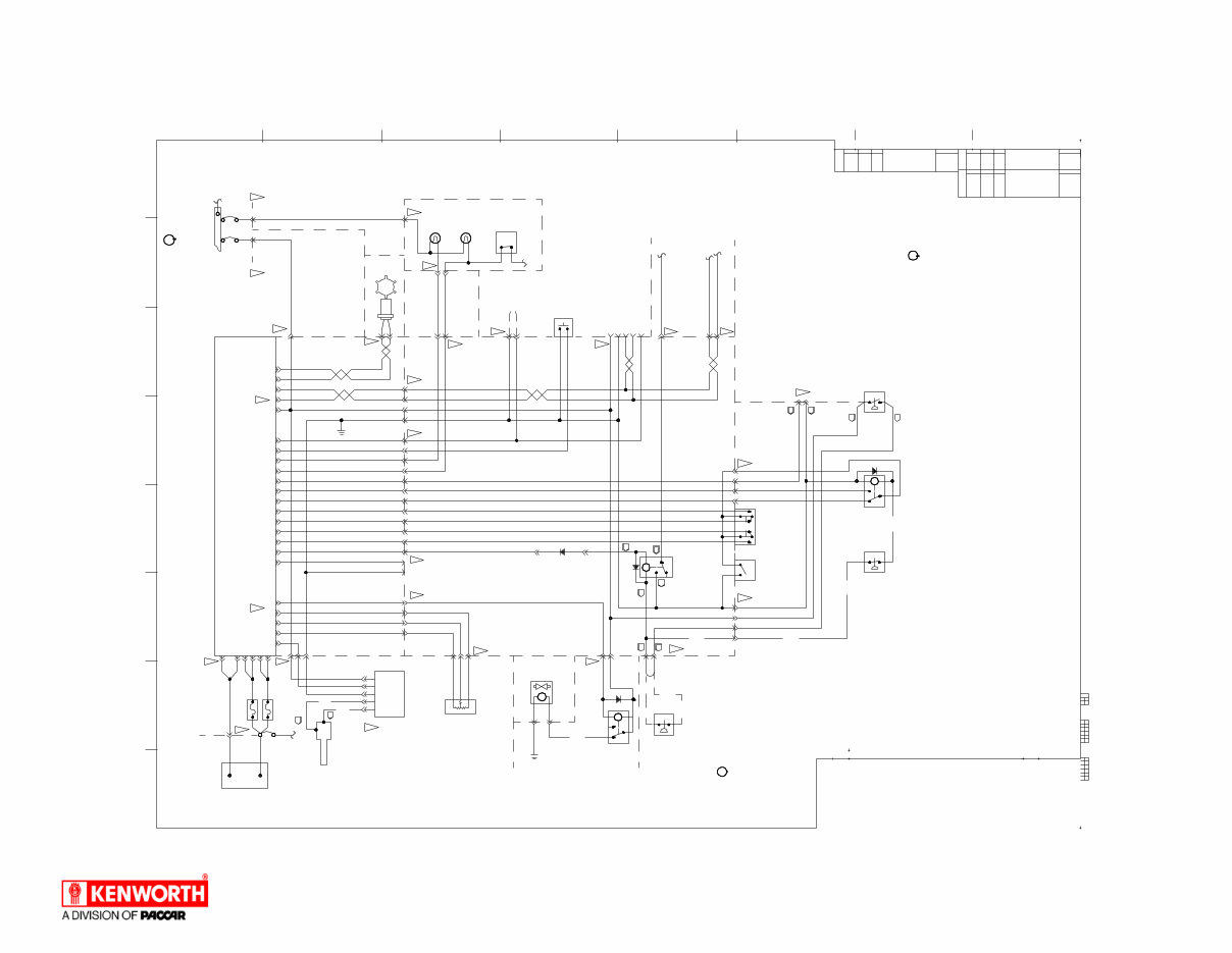KENWORTH DDEC II R115 Wiring Schematics Manual preview img 1