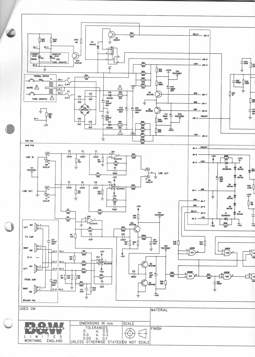B&W ASW-800 Subwoofer Bowers & Wilkins , Service Manual preview img 8