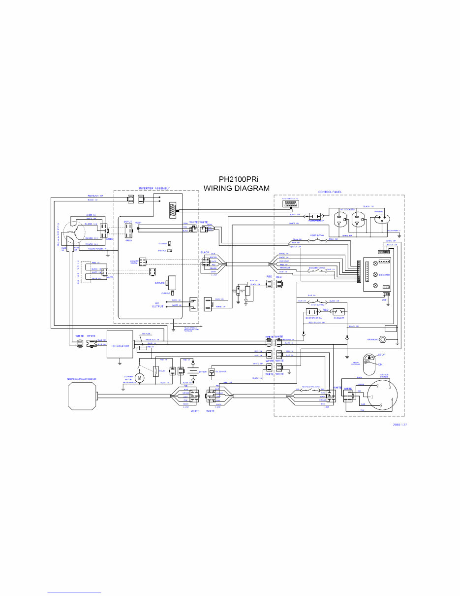 POWERHOUSE GeneratorS ph2100pri service manual preview img 7