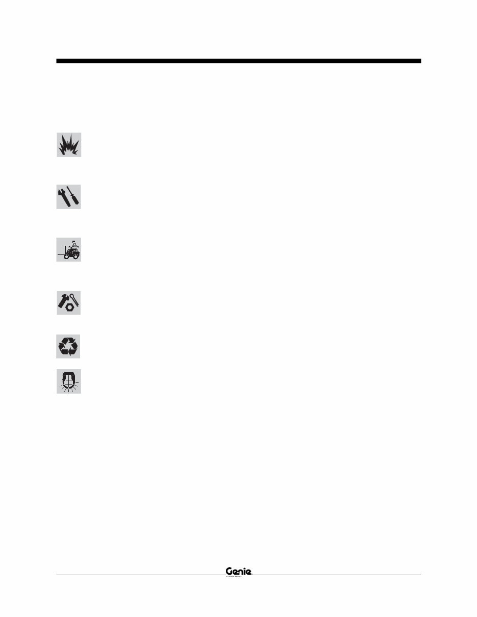 Genie Lifts S60&S65 Service Manual preview img 7