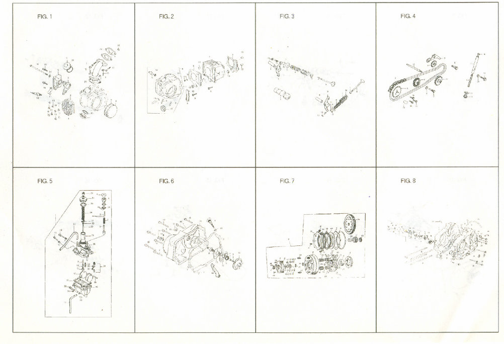 JINCHENG CIVET 70 JC70Y DIRT Bike Parts Manual Catalog DOWNL preview img 1
